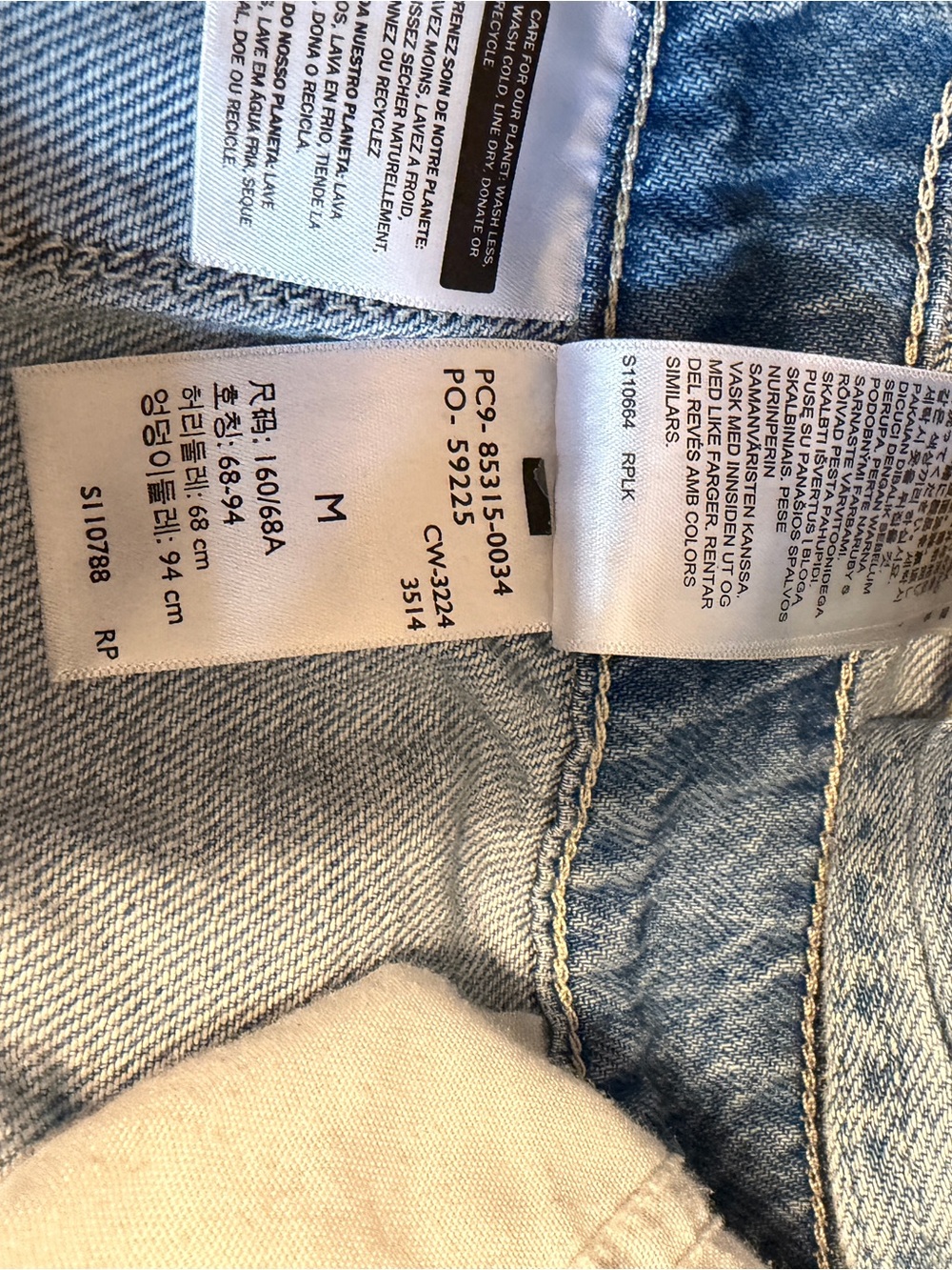 Levi's Light Blue Denim Overalls with Branded Patch - Picture 5 of 5